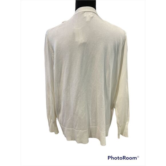 Beaded Button Down Cardigan Sweater by Dressbarn - Picture 3 of 7